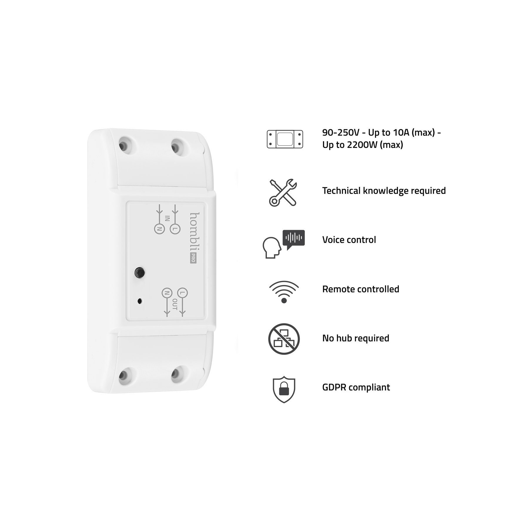 Hombli smarter Schalter Smart-Home-Zubehör