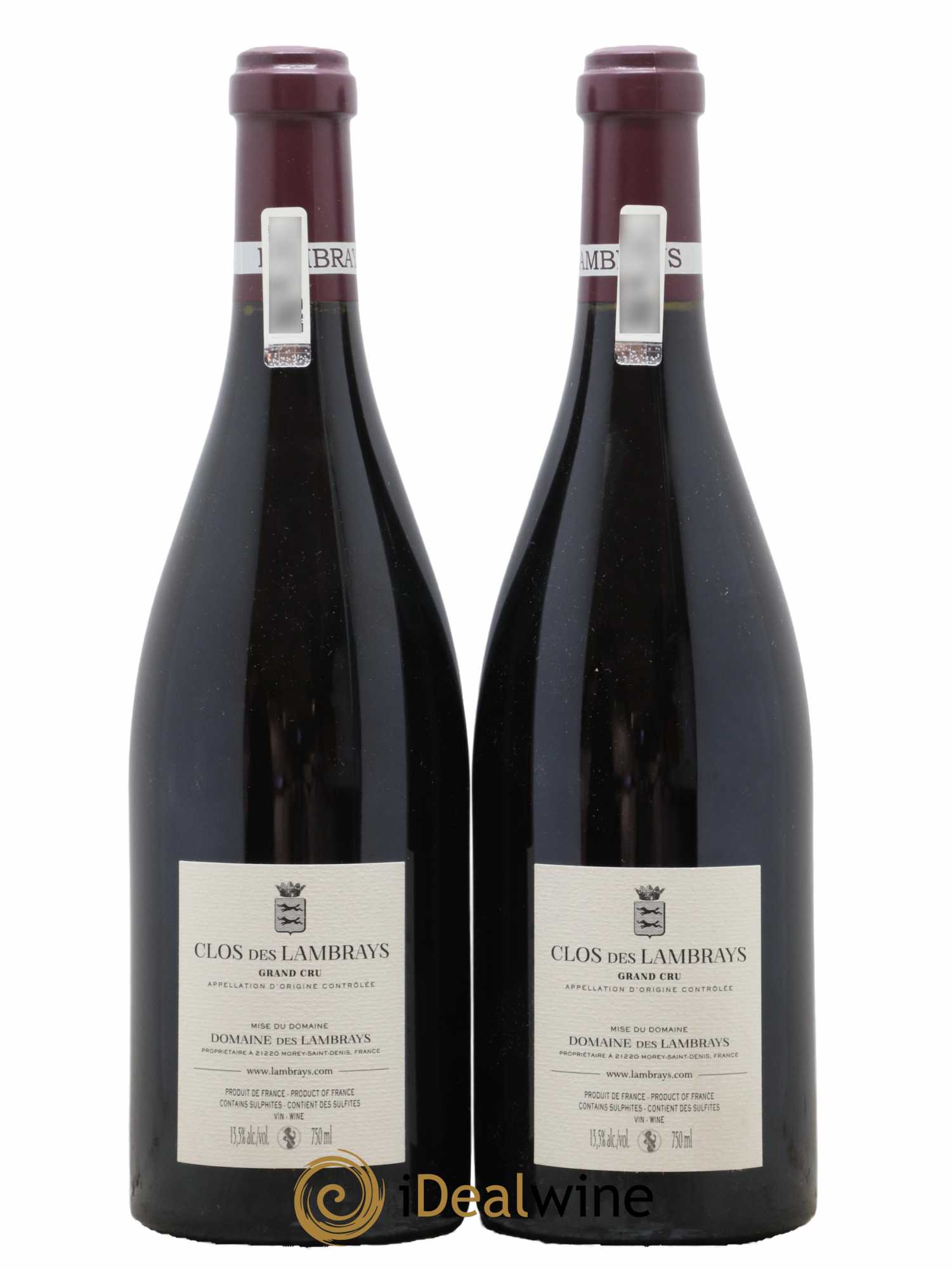Clos des Lambrays Grand Cru Domaine des Lambrays  2019 - Lot de 2 Bouteilles