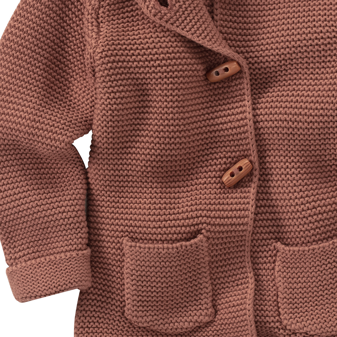 Baby Strickjacke mit Öhrchen