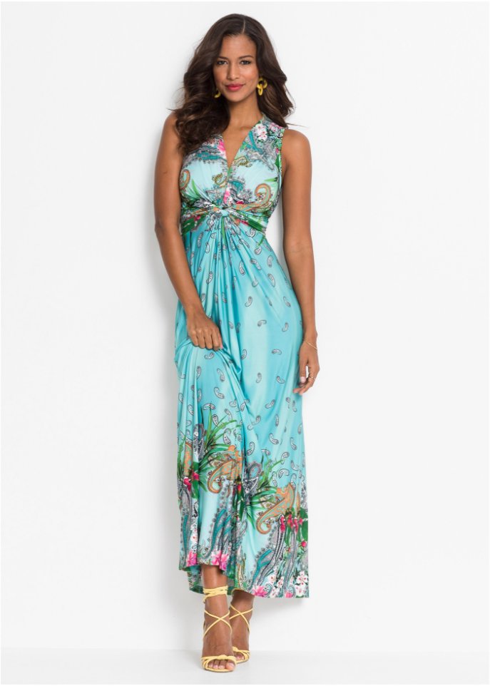 Zauberhaftes Maxikleid mit schönem Muster
