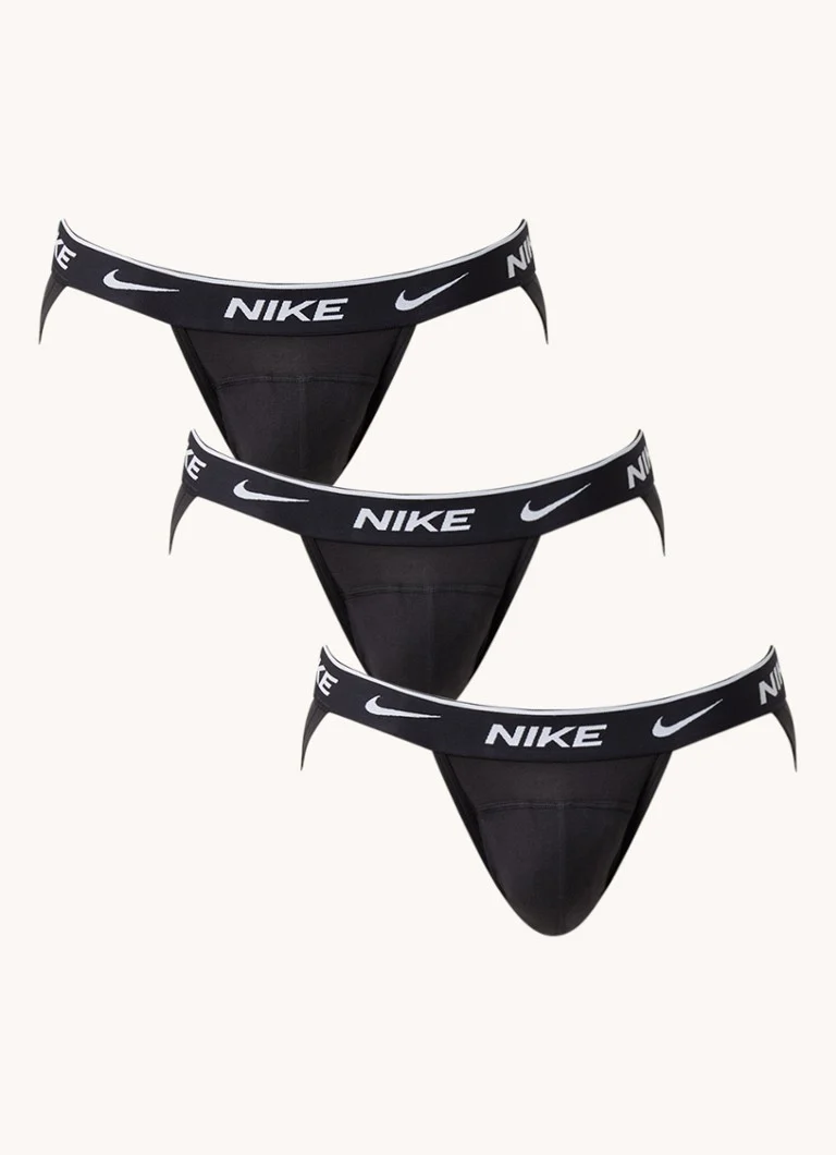 Lot de 3 slips Nike Jockstrap avec bande logotée
