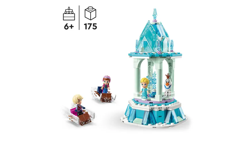 LEGO |  Princess 43218 Annas und Elsas magisches Karussell