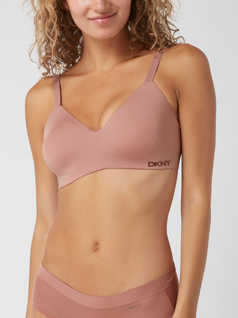 Bralette mit wattierten Cups in altrosa