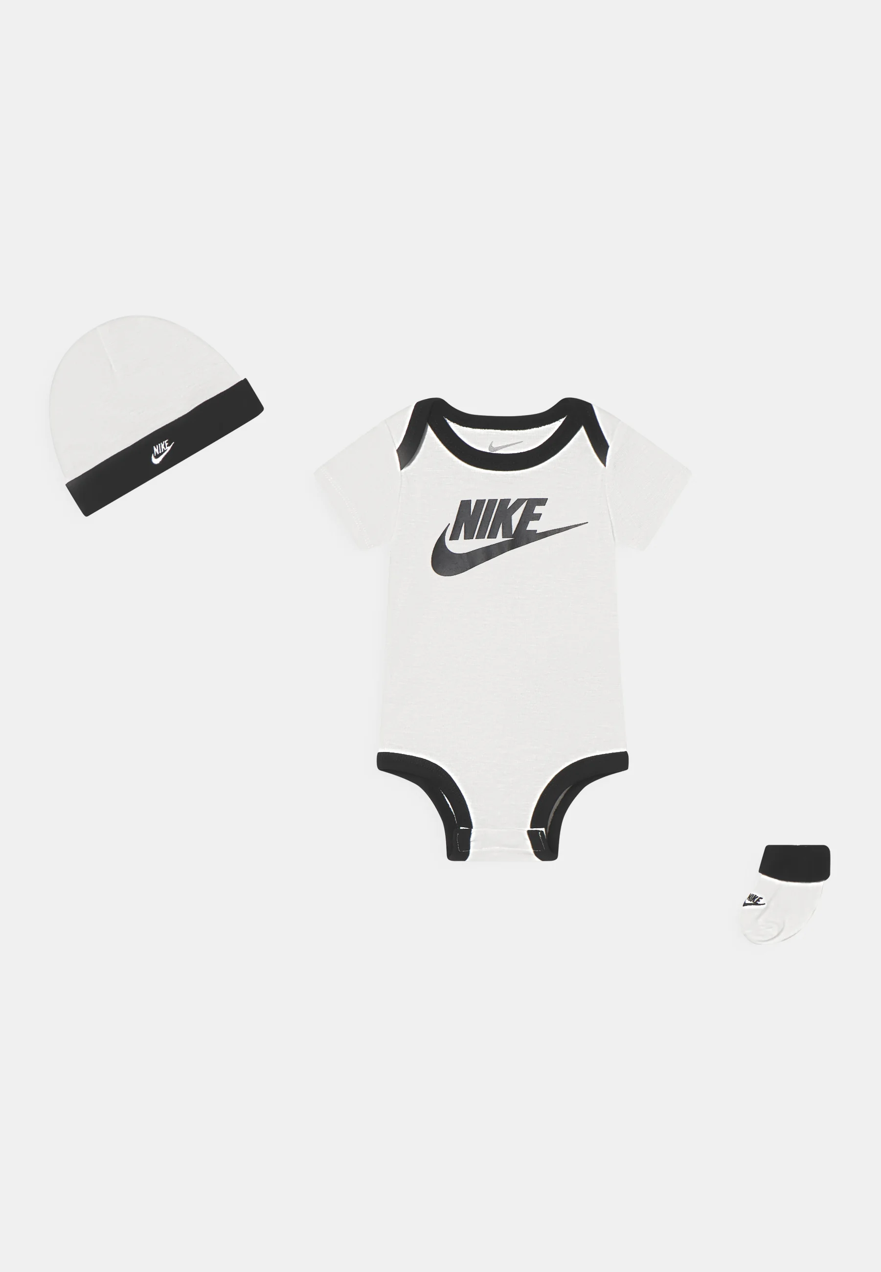 Nike Sportswear NIKE BABY SET DE REGALO DE 3 PIEZAS BODY BOOTIES & BEANIE UNISEX - Gorra