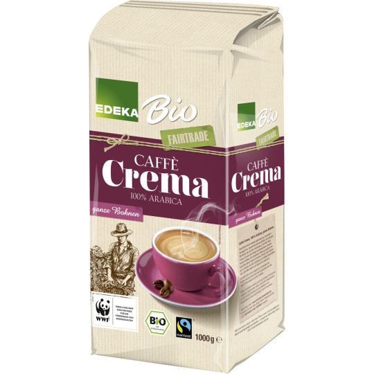 EDEKA Bio Caffè Crema ganze Bohnen 1KG