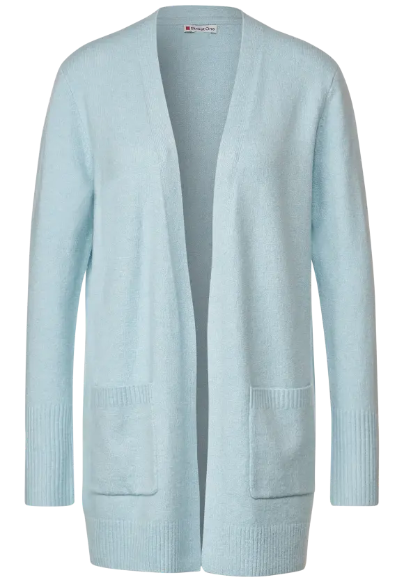 Street One Cosy Melange Strickjacke