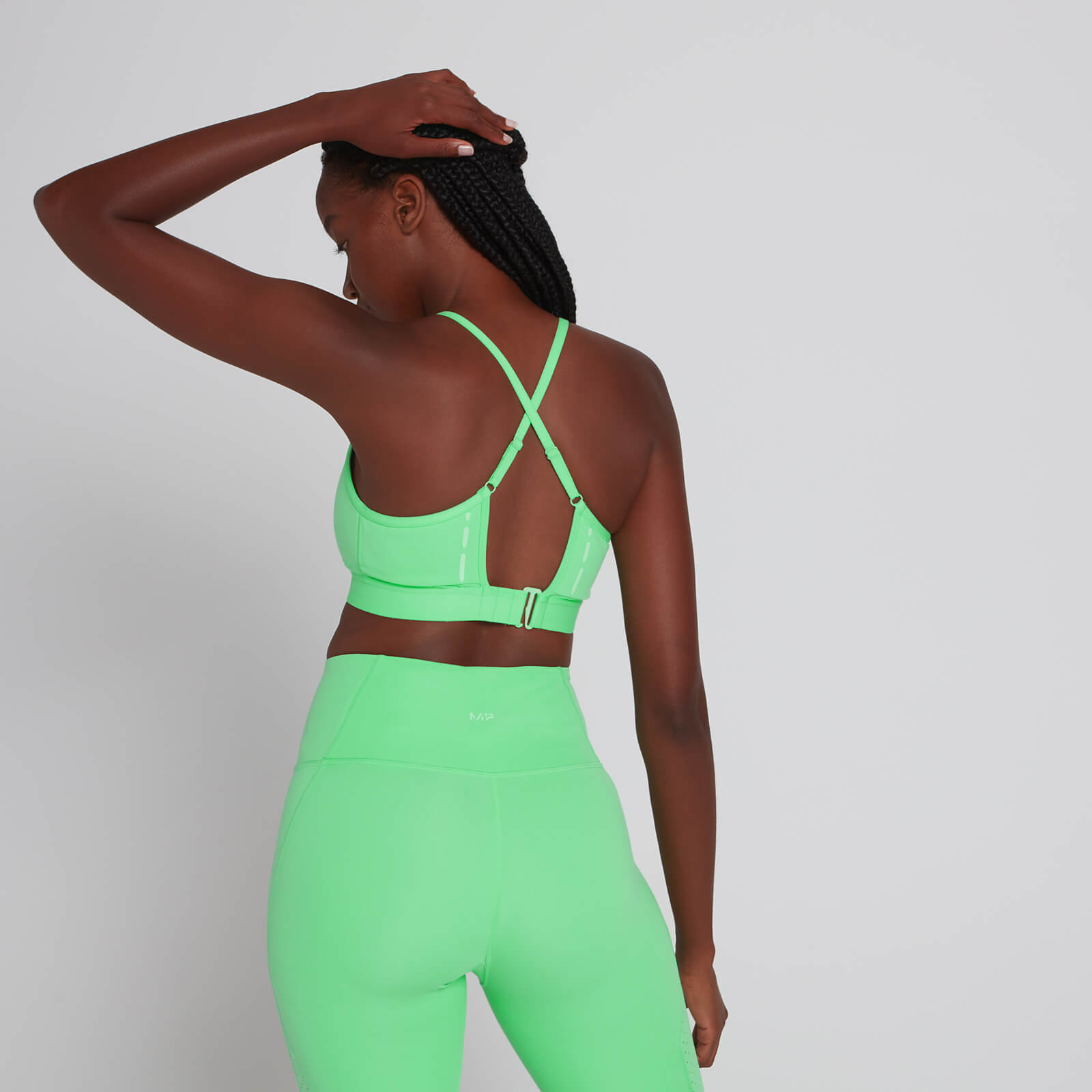 Brassière de sport à bretelles MP Power Ultra pour femmes – Vert printemps
