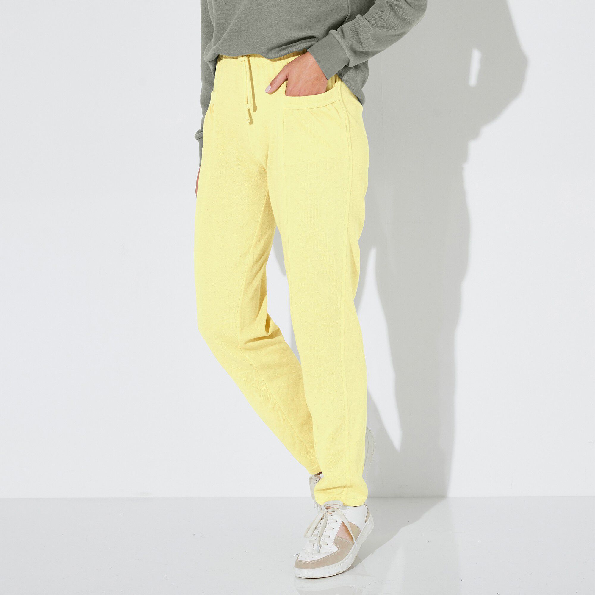 Pantalon jogging, molleton gratté