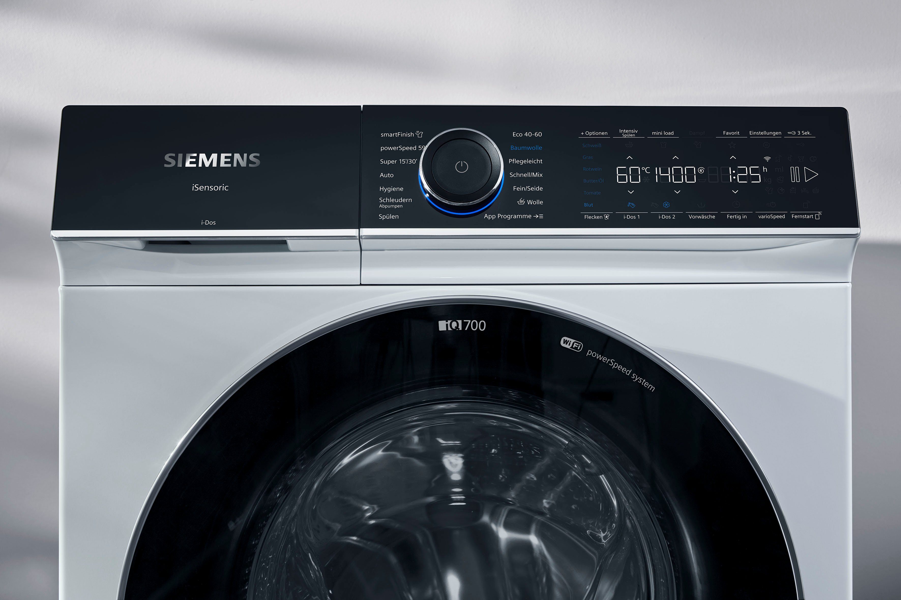 SIEMENS Waschmaschine WG44B2A40, 9 kg, 1400 U/min, i-Dos – dosiert Waschmittel und Wasser in der exakten Menge
