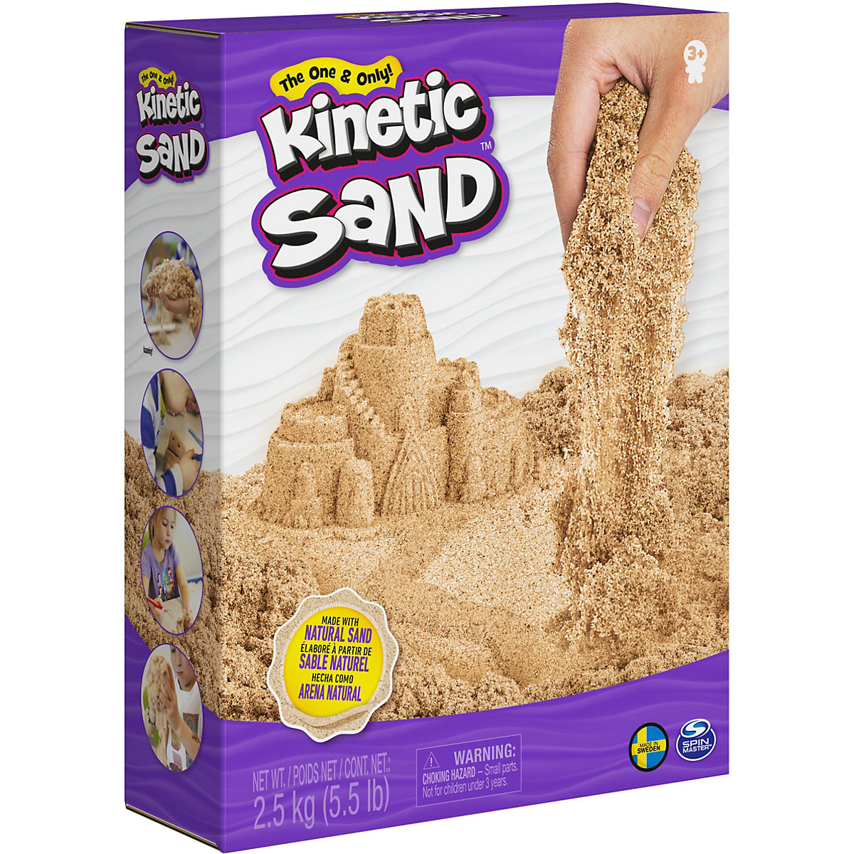 Kinetic Sand Naturbraun, 2,5 kg