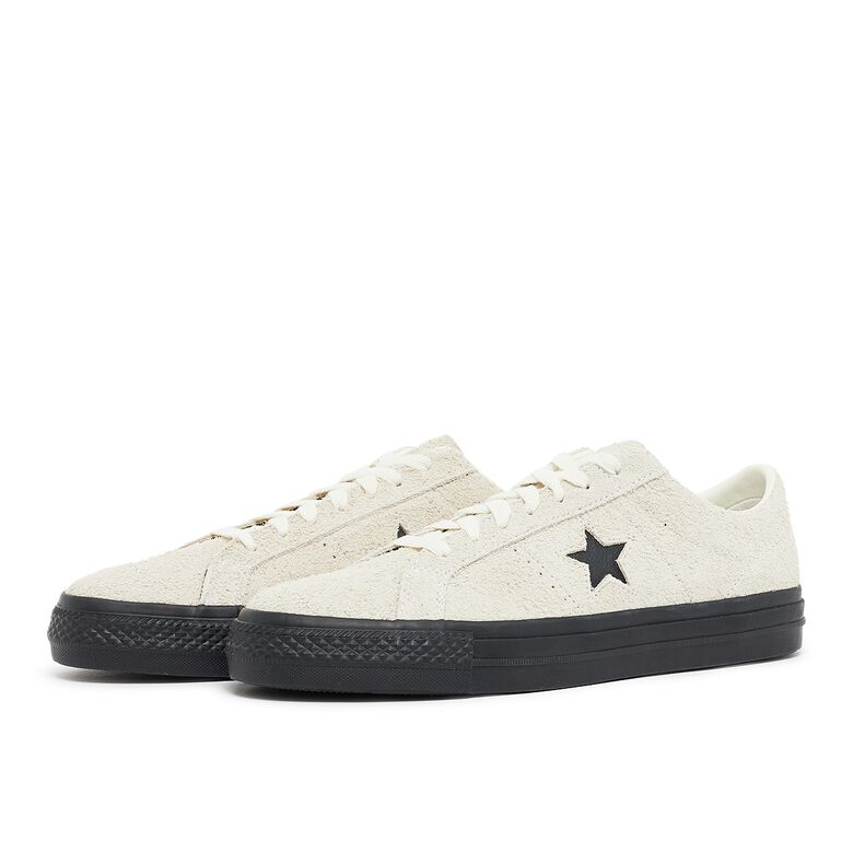 Converse Cons One Star Pro Shaggy Suede egret/egret/black