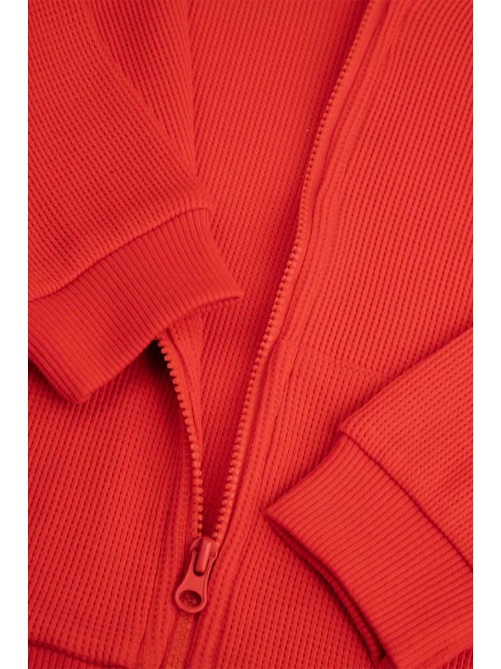 Coccodrillo Sweatshirt mit Reißverschluss in rot günstig kaufen