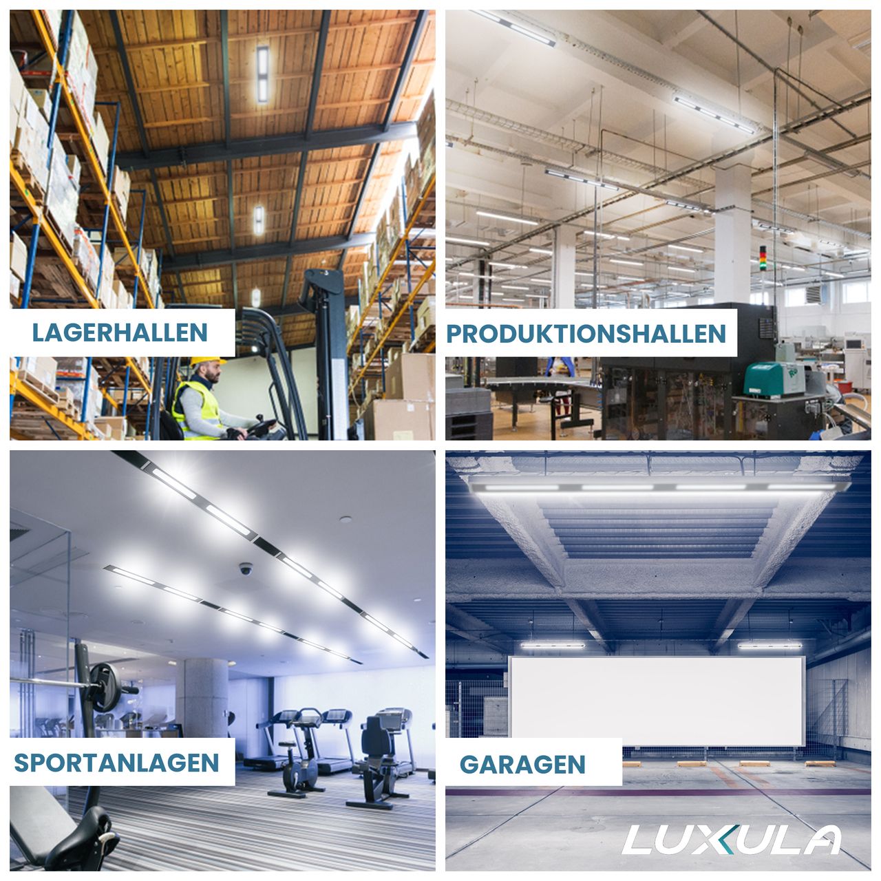 LUXULA LED-HighBay, linear, 100 Watt