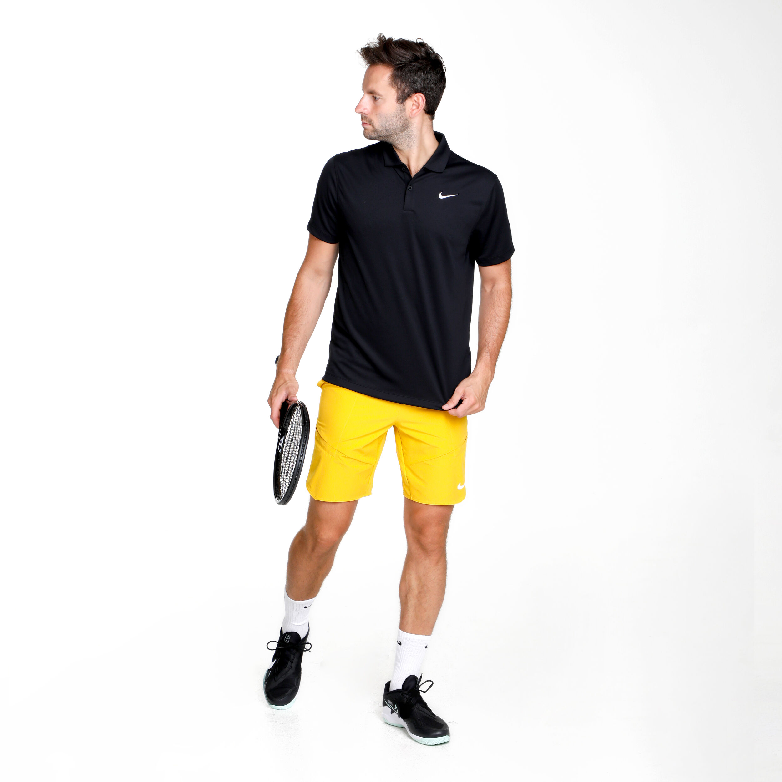 Dri-Fit Solid Polo Herren - Schwarz
