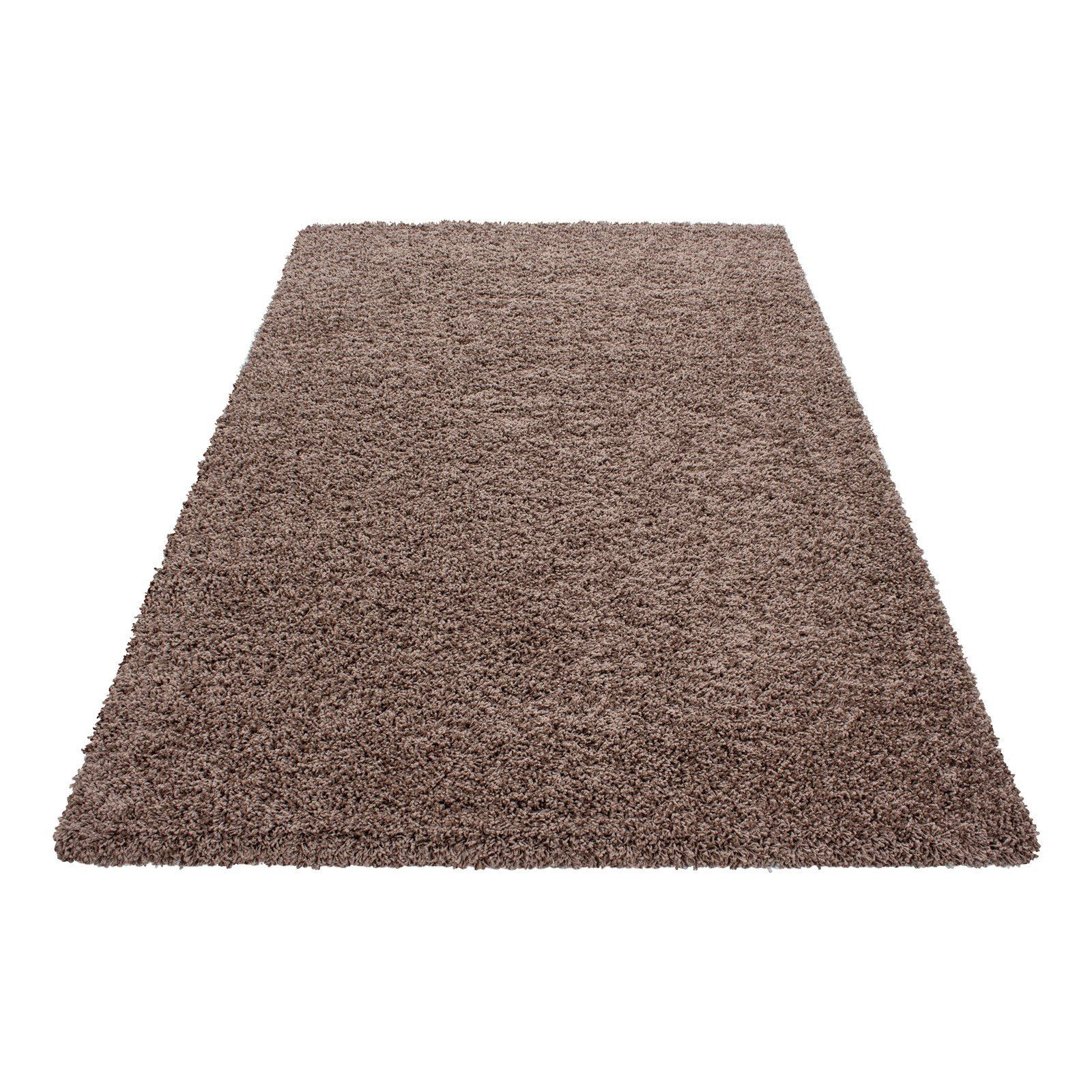 Designteppich Teppich Shaggy Hochflorteppich Langflor Wohnzimmer Schlafzimmer, Miovani, Rechteckig, Höhe: 30 mm