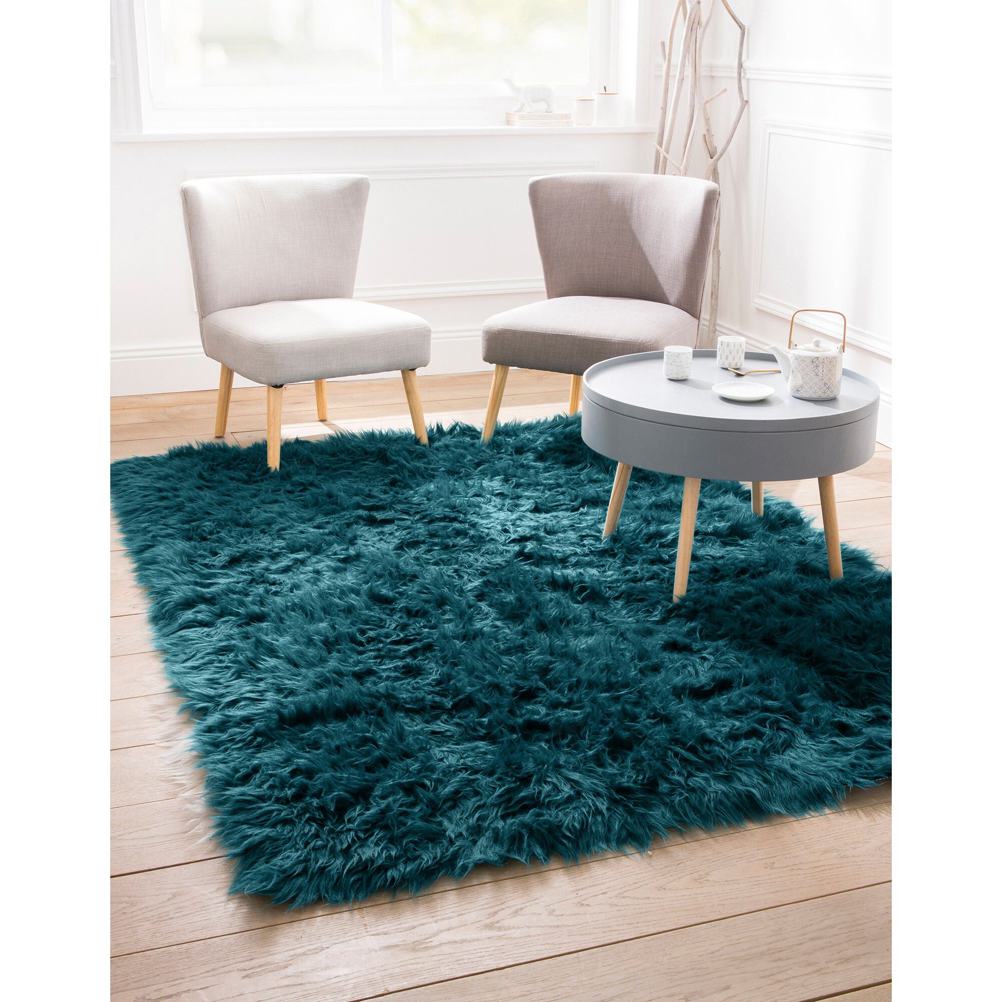 Tapis poils longs