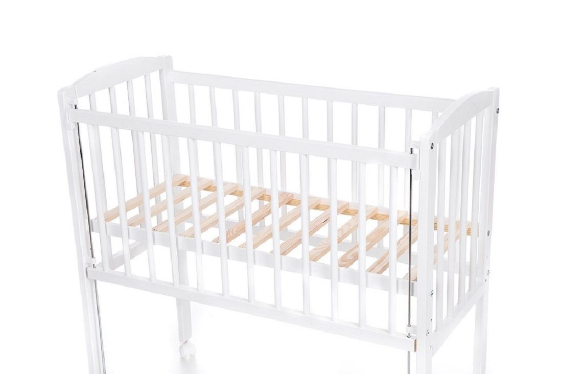 Babyhafen Beistellbett Stubenbett 3in1 Babybett mit Matratze Rollen, inkl. Matratze, Rollen