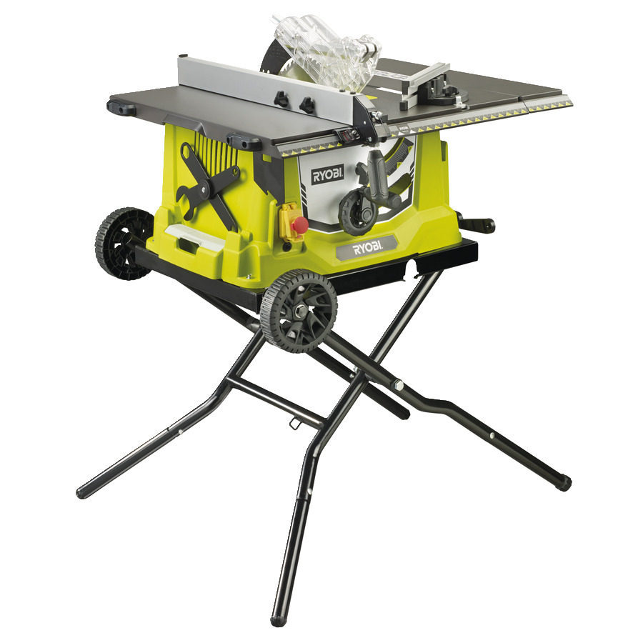 Ryobi 5133002025 RTS1800EF-G Fierăstrău circular cu masă și suport pliabil, 1800 wați