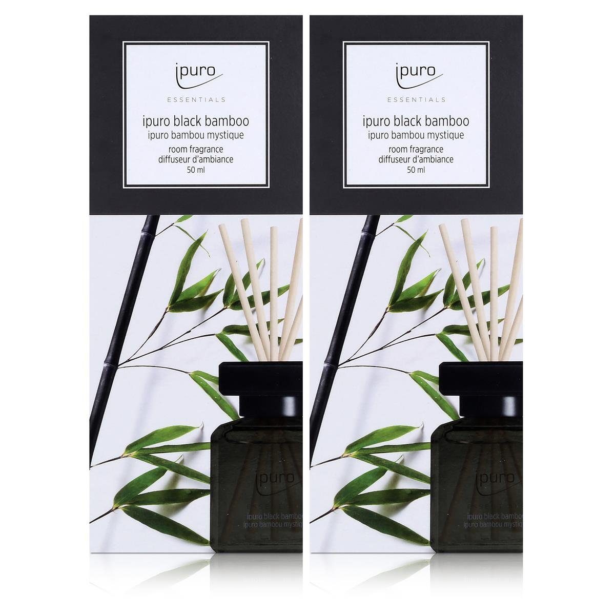 IPURO Raumduft Essentials by Ipuro black bamboo 50ml Raumduft (2er Pack)