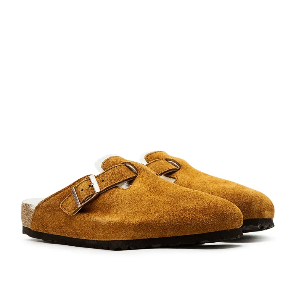 Birkenstock Boston VL Shearling 1001140 / braun