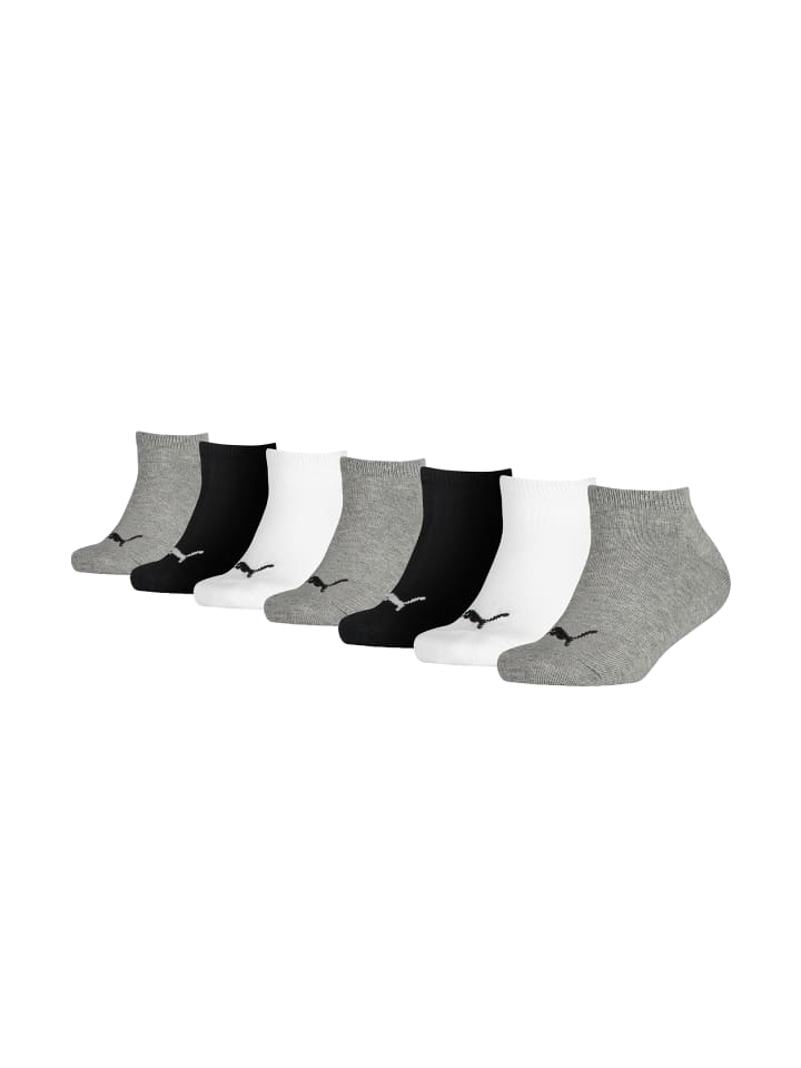 Puma Socken KIDS INVISIBLE 7P ECOM in 002 - White/Grey/Black günstig kaufen