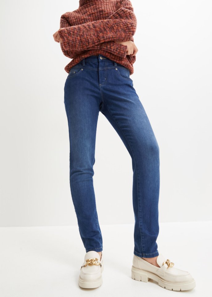 Shaping Thermo-Jeans mit kuscheliger Innenseite, Slim