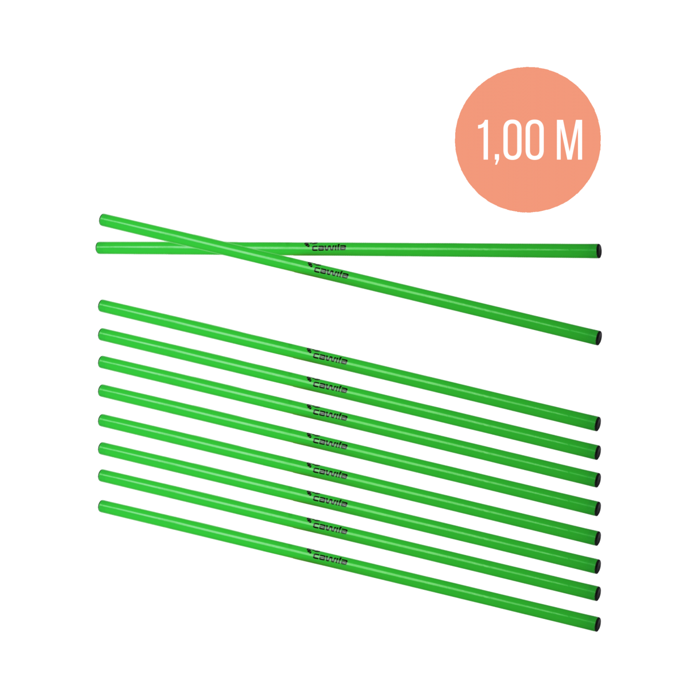 Cawila Trainingsstange M | 1,00m | Ø 25mm | Grün