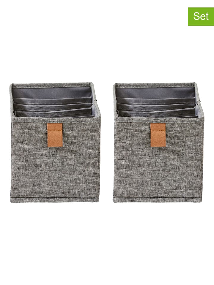 STORE IT 2er-Set: Organizer in Grau - (B)30 x (H)15 x (T)15 cm günstig kaufen onesize