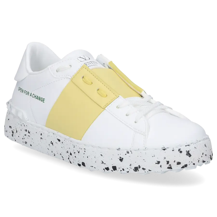 Valentino Garavani - Sneaker low OPEN Biologisches Material - weiß