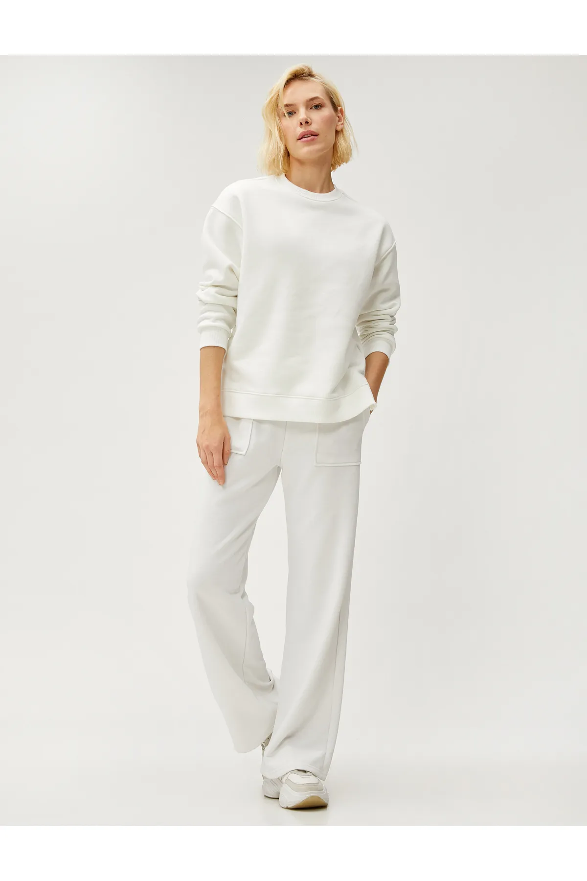 Koton  Jogginghose mit weitem Bein, Taschen und elastischem Bund
