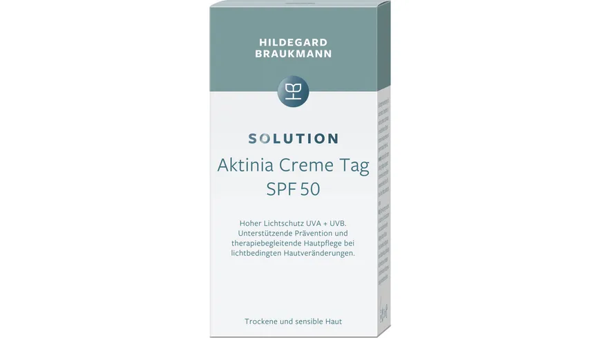 HILDEGARD BRAUKMANN SOLUTION Aktinia Creme Tag SPF 50 50 ml