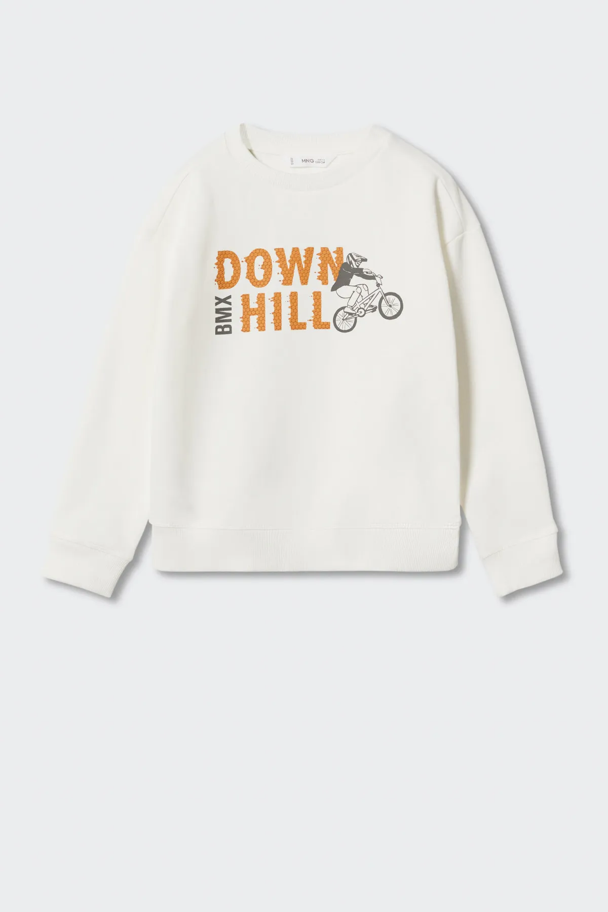MANGO Kids  Sweatshirt - Weiß - Regular Fit