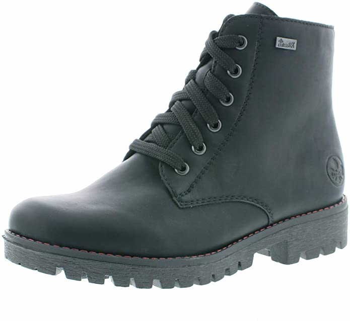 RIEKER Schnür-Stiefeletten schwarz