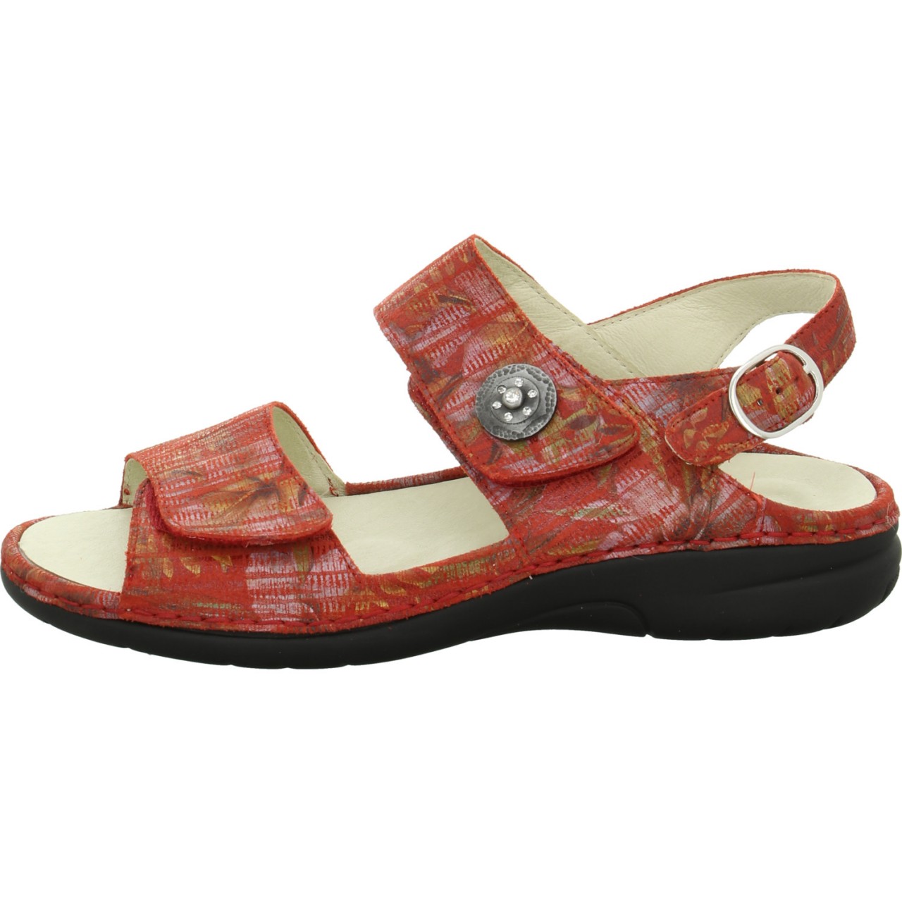 WALDLÄUFER Komfort Sandalen rot 204001