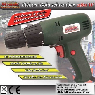 MAUK Elektro Bohrschrauber 280 W