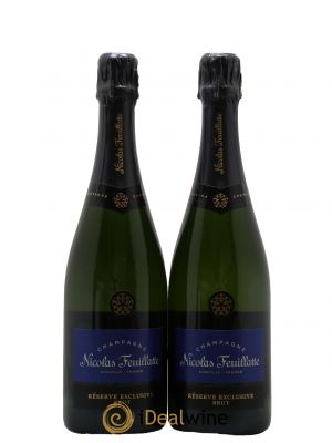 Champagne Réserve Exclusive Nicolas Feuillatte  - Lot de 2 Bouteilles