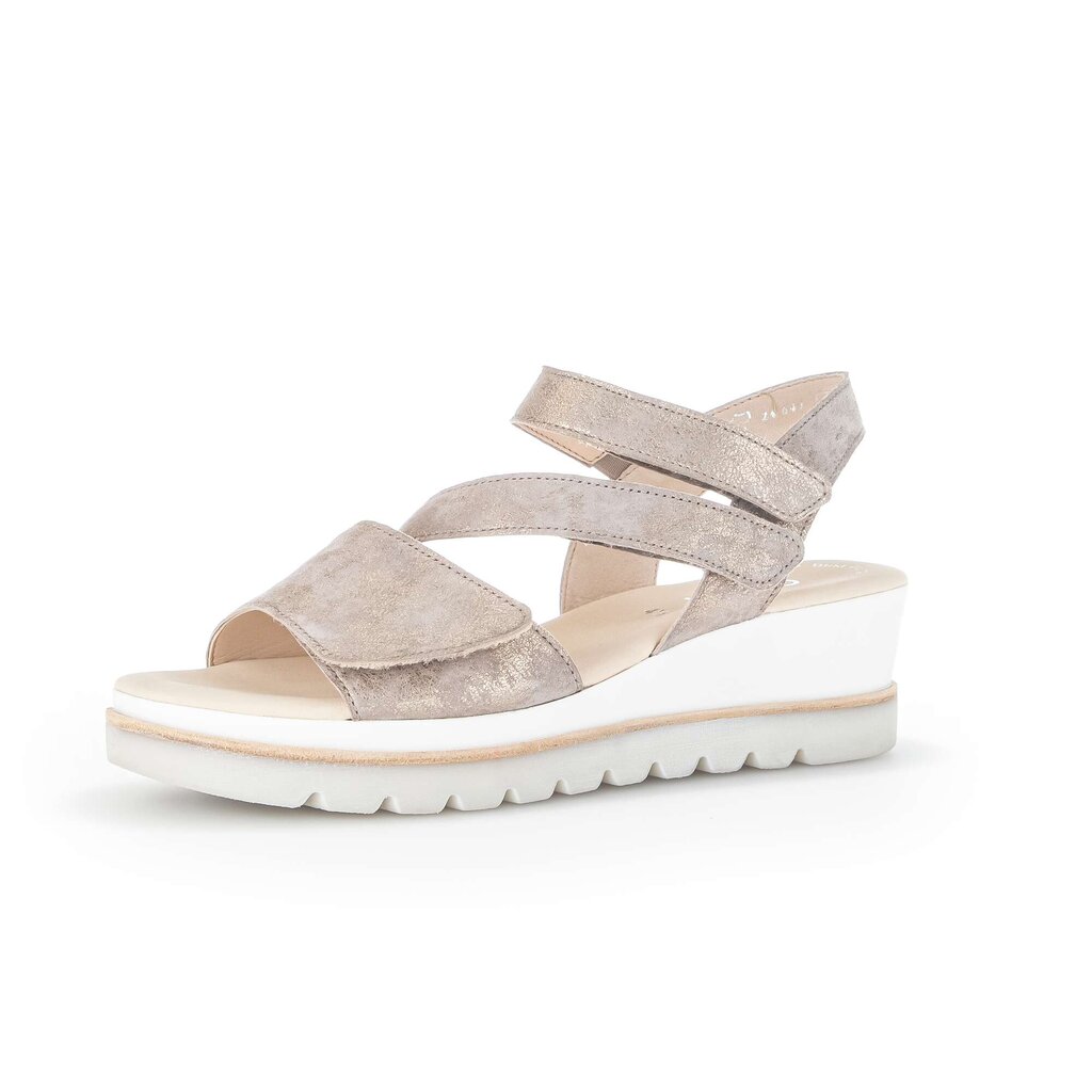 Gabor fashion Keilsandalette beige