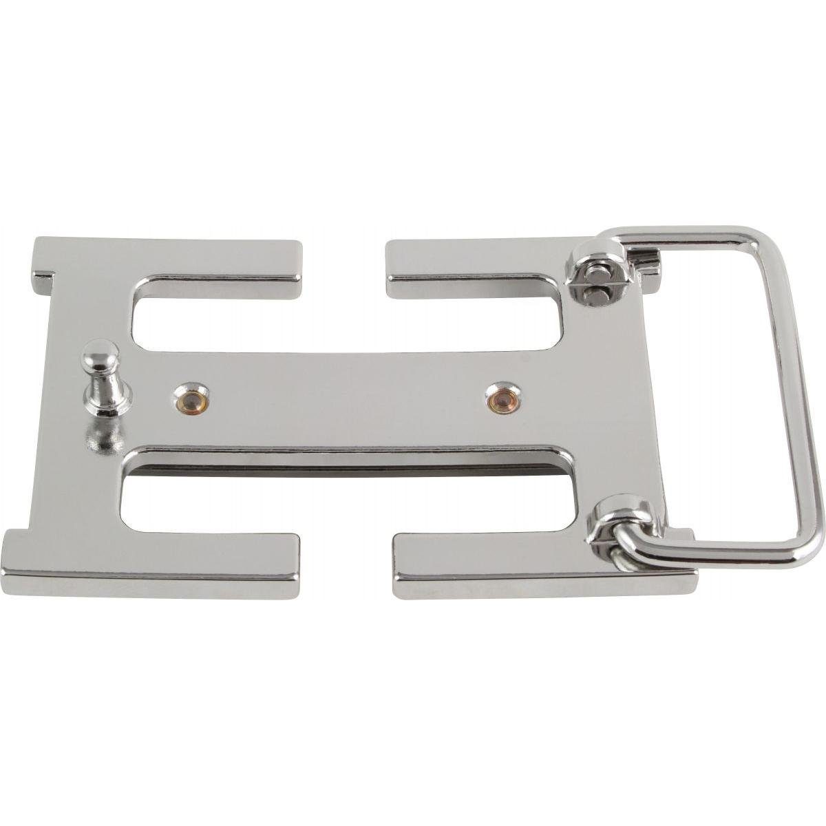BELTINGER Gürtelschnalle Hektor 4,0 cm - Buckle Wechselschließe Gürtelschließe 40mm - Gürtel bi