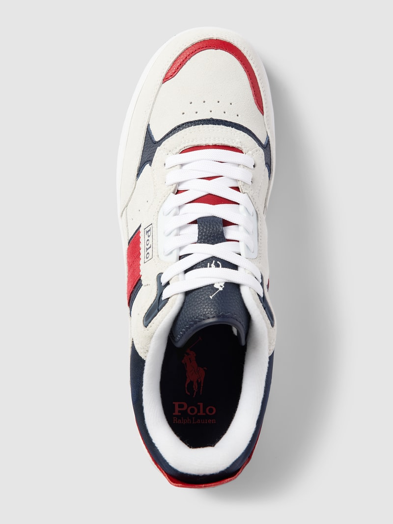 Sneaker mit Label-Details Modell 'MASTERS' in offwhite