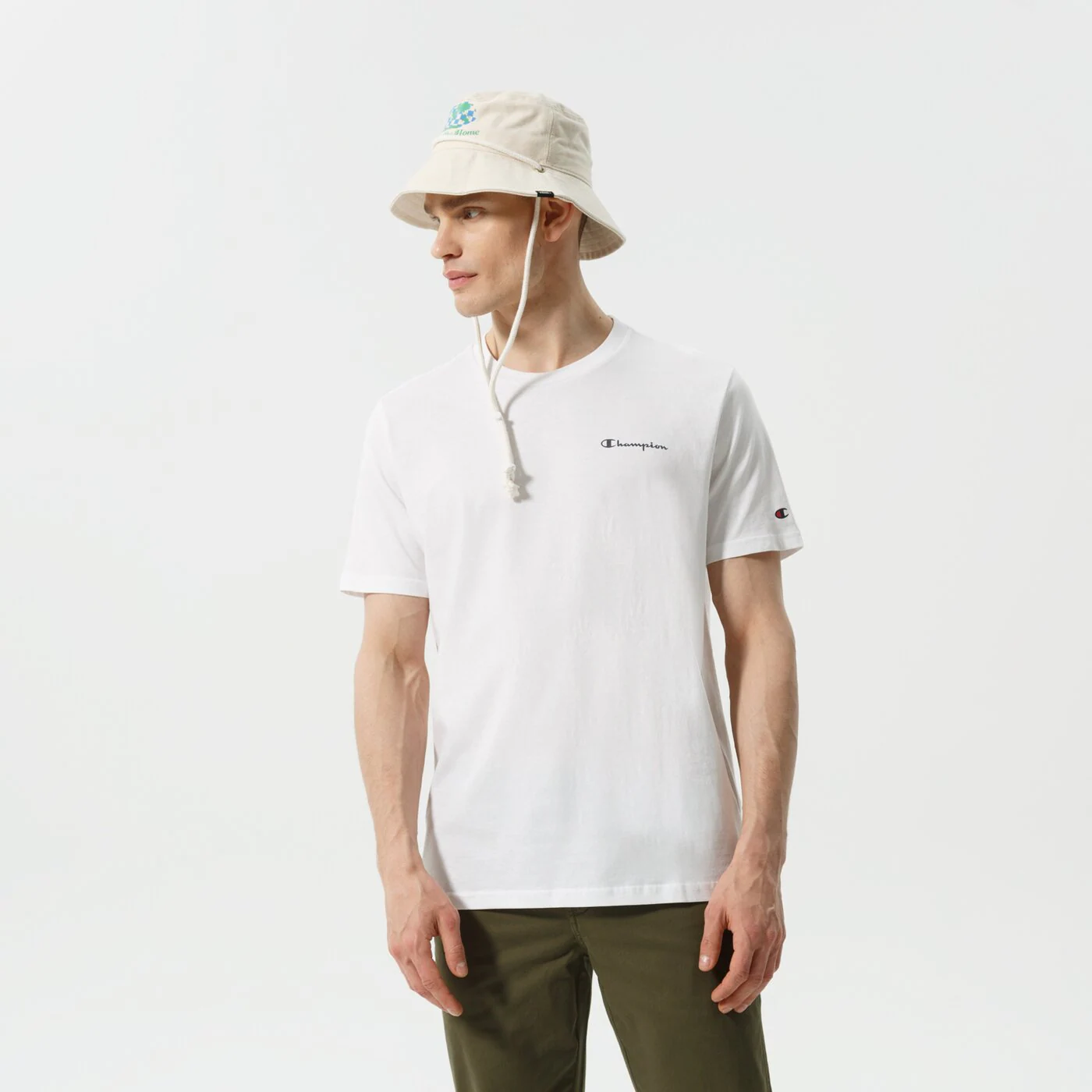CHAMPION T-SHIRT CREWNECK T-SHIRT Weiß