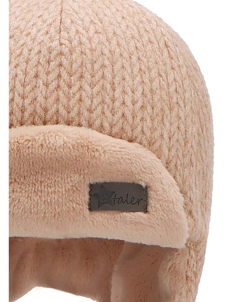 Sterntaler Fliegermütze Strickoptik in beige günstig kaufen