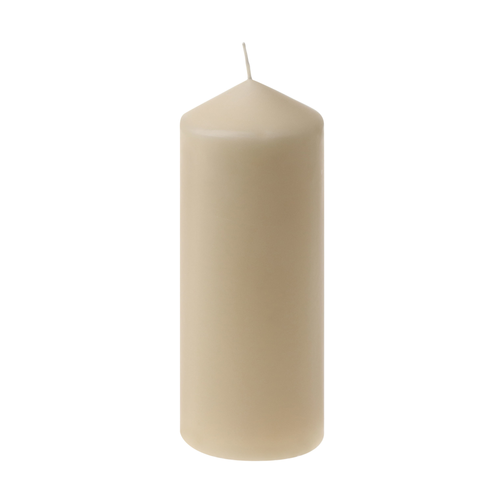 Stumpenkerze creme