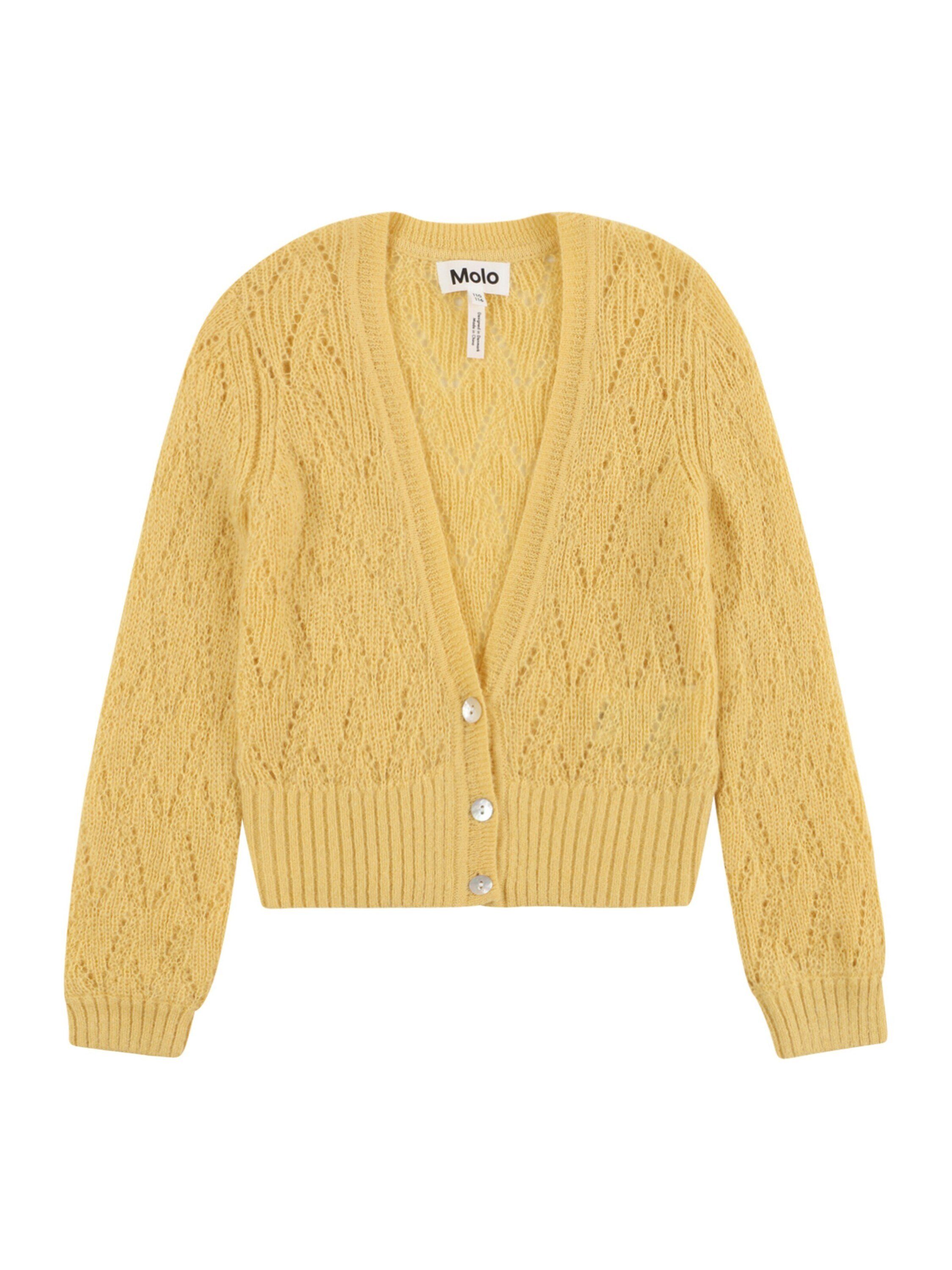 Molo Strickjacke Glory (1-tlg) Lochmuster