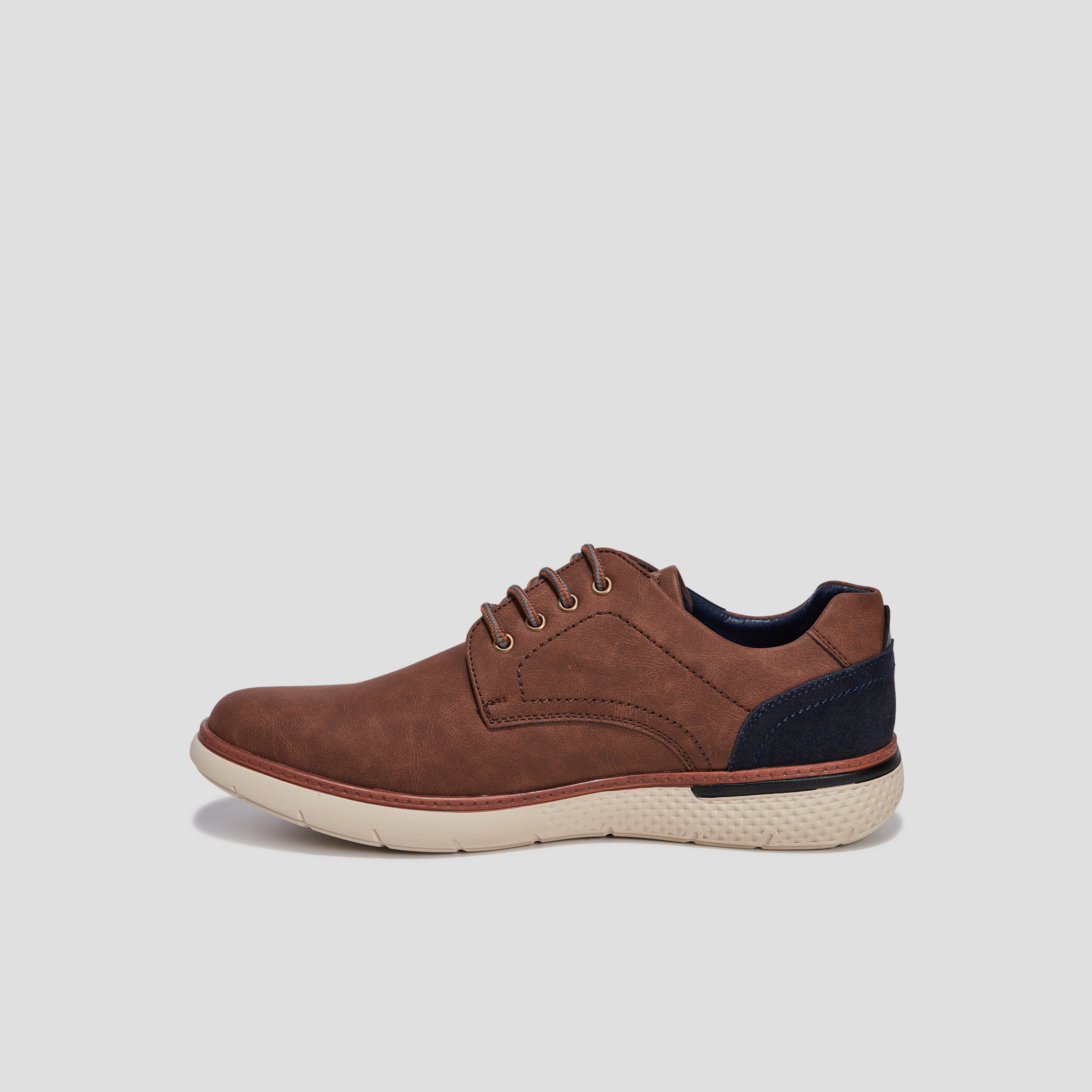 Derbies à lacets marron homme | La Halle