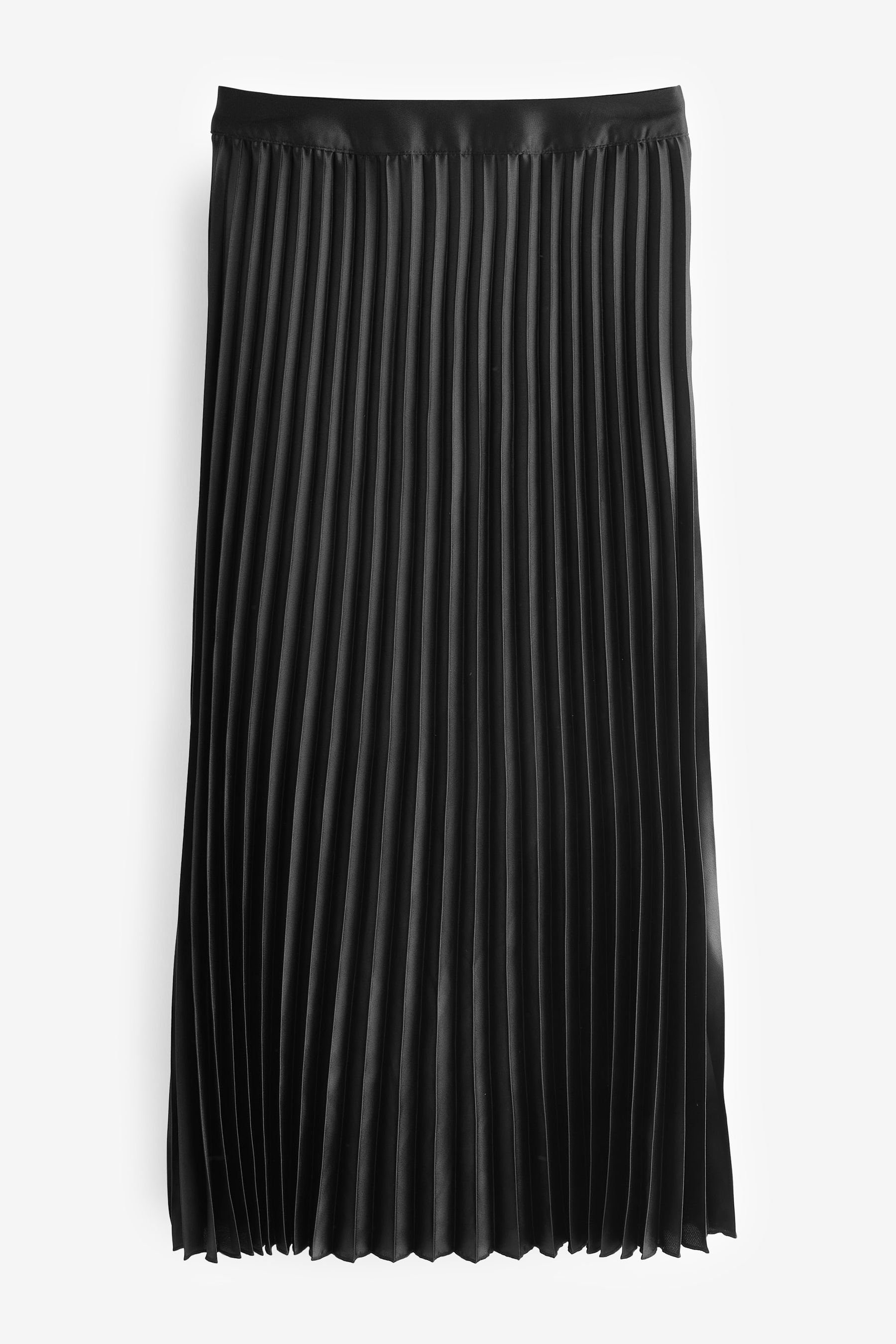 Next Faltenrock Midi-Faltenrock aus Satin (1-tlg)