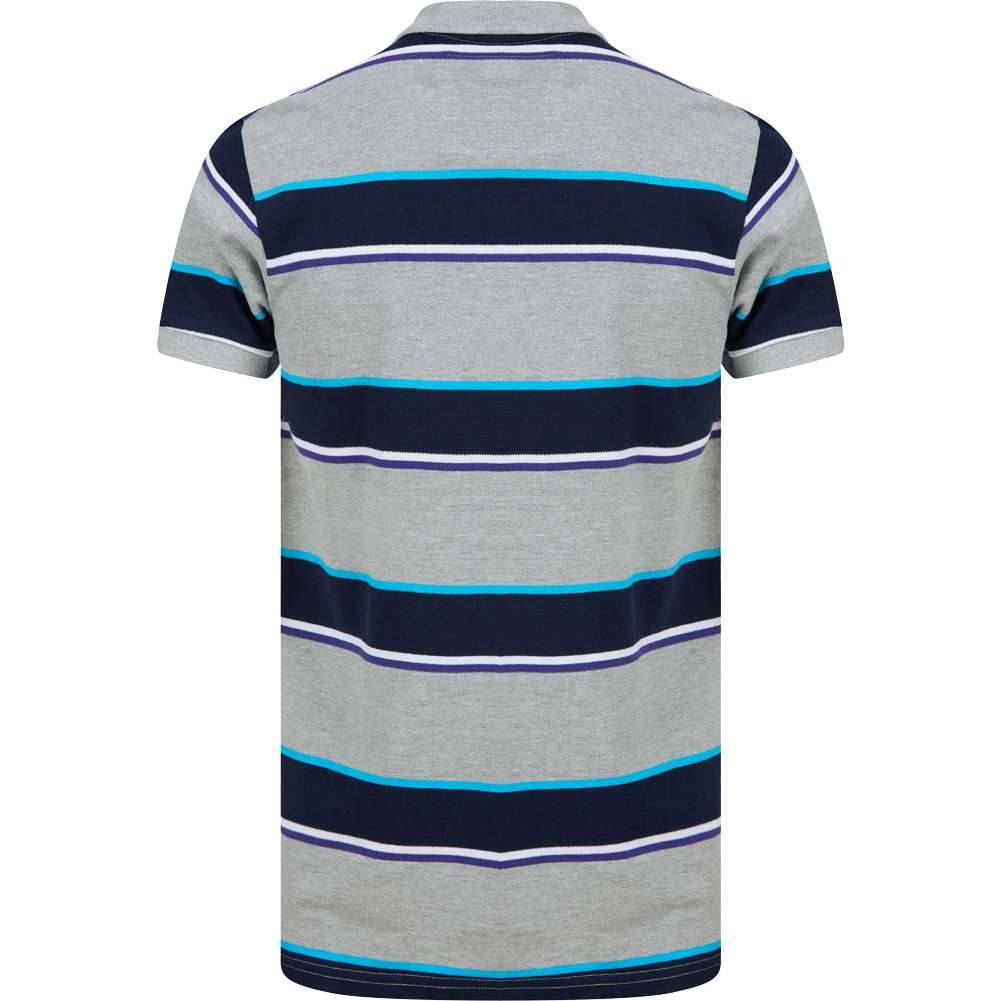 Tokyo Laundry Nova Herren Polo-Shirt 1X18185 Light Grey Marl