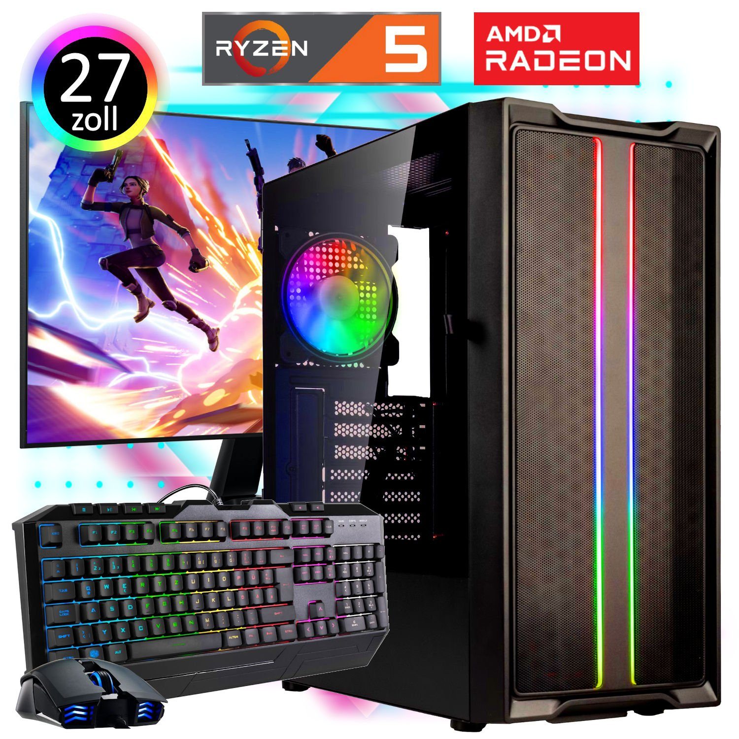 Meinpc Destiny 4600 Set Gaming-PC-Komplettsystem (27,00