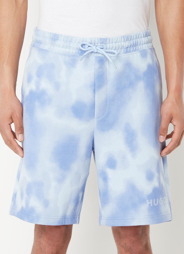 Pantaloni scurți de trening HUGO BOSS Detra cu croială dreaptă și finisaj spălat
