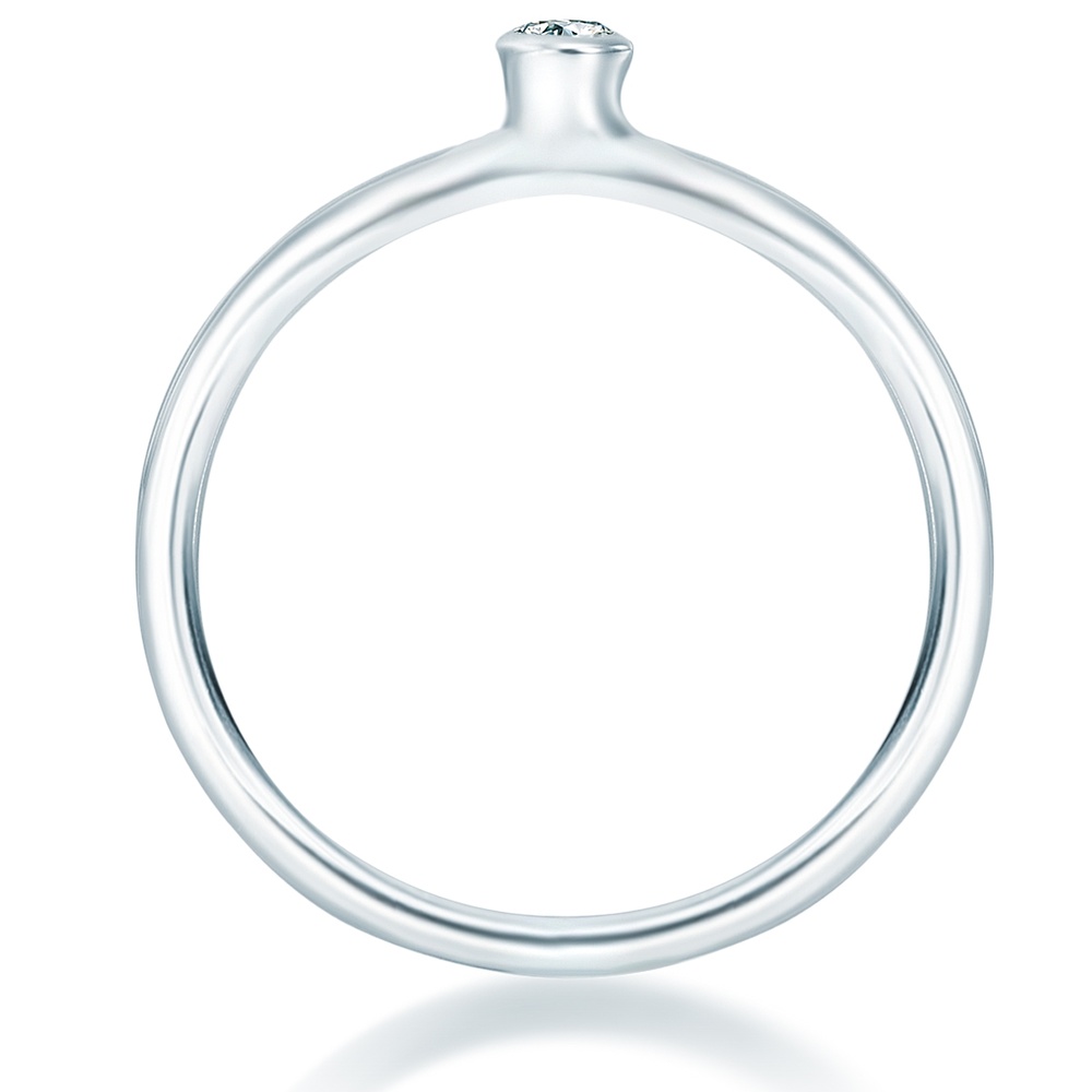 Trilani Bague en argent Argent sterling Oxyde de zirconium (CZ) en Argent Bague