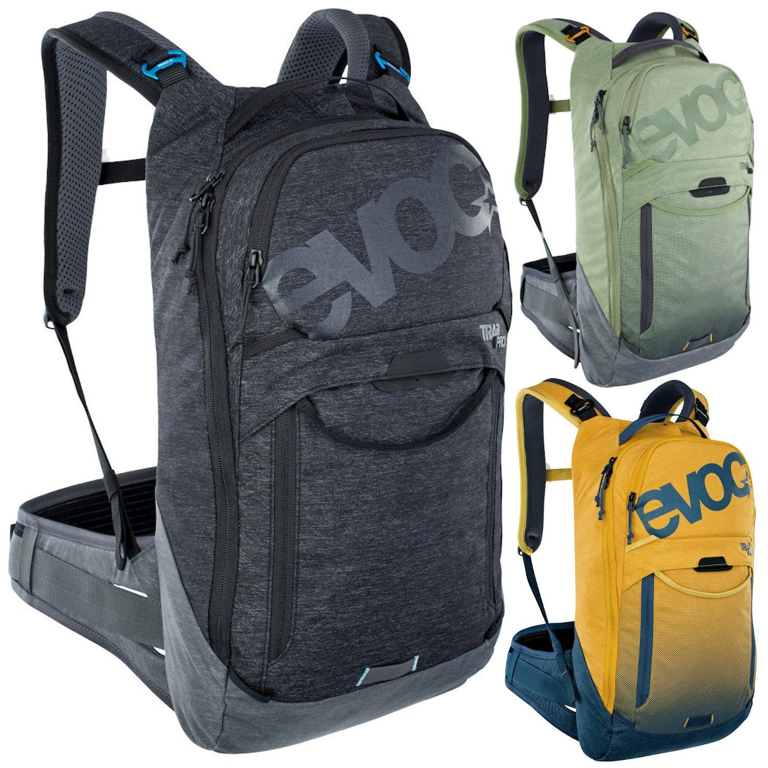 EVOC Fahrradrucksack Fr Trail Pro 10 Protektorenrucksack Trinkrucksack